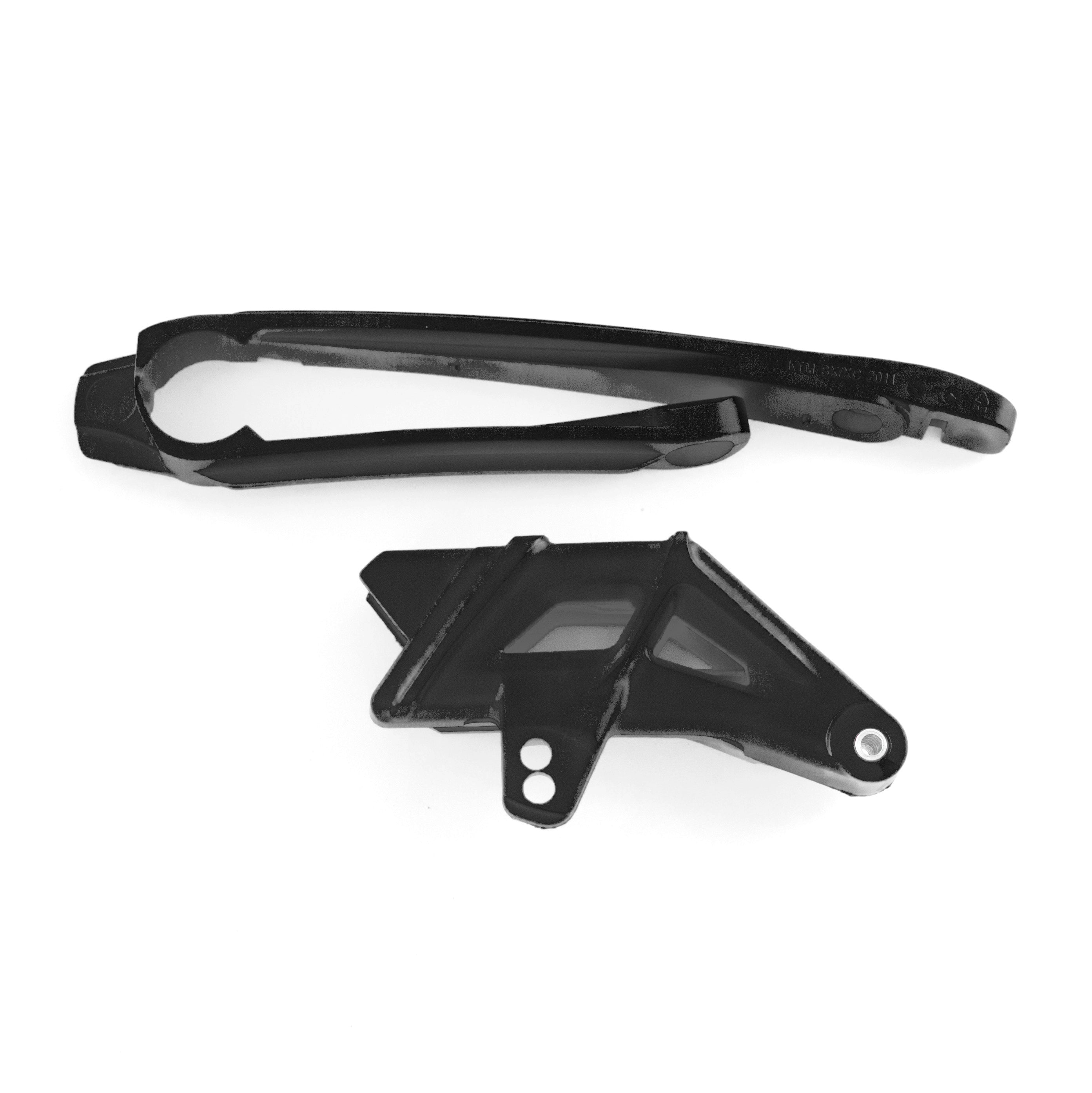Polisport Black Chain Guide Slider & Sliding Piece Kit For KTM SX-F 250 2011 Motocross Enduro